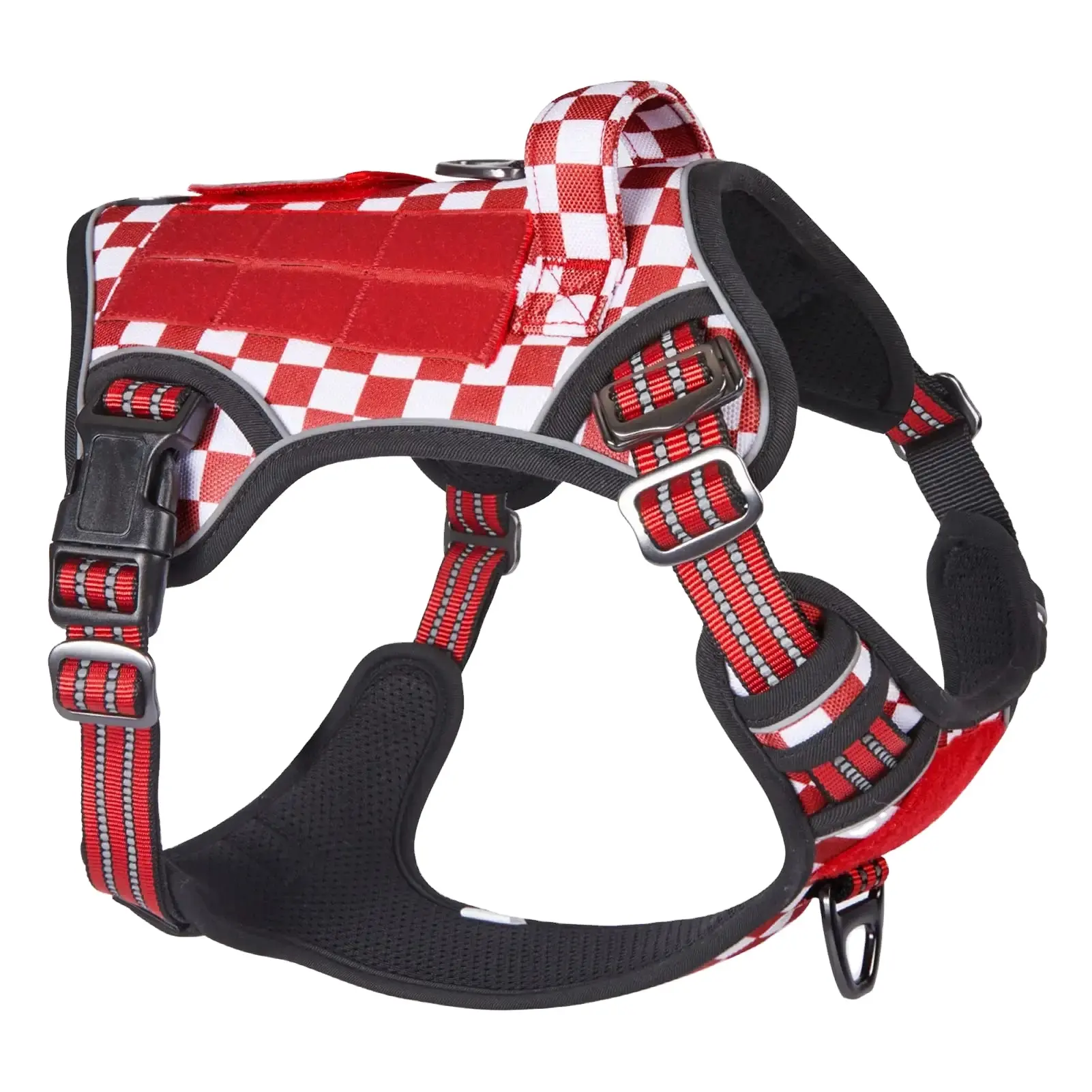 Dog Tactical Harness Safe Strong Pet Outdoor Neck Strap Easy To Wear Dog Clothes Dog Collar Harness For Medium Large