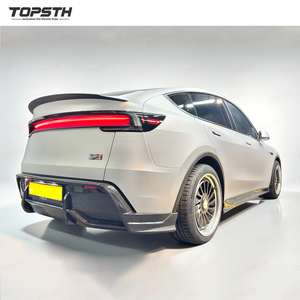 Kit Carrosserie Topsth 2025+ pour <span class=keywords><strong>Tesla</strong></span> Model Y Juniper : Lame Avant, Jupes Latérales, Diffuseur Arrière, Pare-chocs en Fibre de Carbone Sec – Amélioration des Finitions Extérieures - Product Image 6
