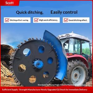 Factory in Stock <b>Road</b> Slotting <b>Machine</b> Disc Furrowing <b>Machine</b> Large Ditching <b>Machine</b> Concrete Pavement Backhoe - Product Image 1