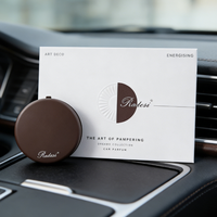 Diffuseur de parfum solide de luxe personnalisé avec logo et design de marque privés, en EVA parfumé, pour grille d'aération de voiture