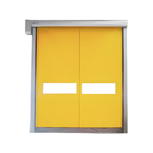 <span class=keywords><strong>Puerta</strong></span> <span class=keywords><strong>Corredera</strong></span> Industrial de PVC de Alta Velocidad con <span class=keywords><strong>Cremallera</strong></span> Rápida para Almacenes con Malla de Fibra de Vidrio y Superficie Acabada - Product Image 2