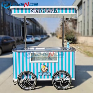 Carrito de Comida Móvil de Acero con 4 Ruedas y Color Personalizado, Puesto de Comida para Pizza, Hot Dogs, Papas Fritas, Hamburguesas, Camión de Comida con Vitrina - Product Image 6
