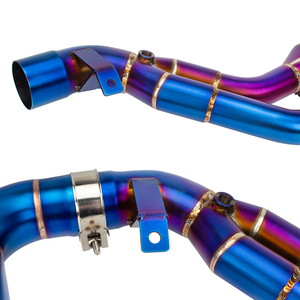 Collecteurs d'échappement <span class=keywords><strong>CBR650R</strong></span> pour Honda CBR650 CB650R <span class=keywords><strong>CBR650F</strong></span> CB650F 2014-2026 Kit de tuyaux d'échappement moto Collecteur de course 51mm - Product Image 3
