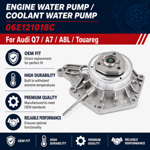 Pompe à eau MANER 06E121018C, pompe de refroidissement du moteur pour Audi A4 A5 A6 A7 A8 Q5 Q7 3.0T, pièces détachées automobiles - Product Image 4