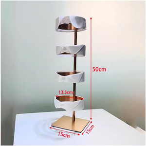 <span class=keywords><strong>T</strong></span> Áo sơ mi cổ áo hiển thị đứng chủ Kim Loại cổ áo Rack cho phù hợp với cửa hàng quần áo - Product Image 4