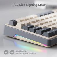 OEM ODM R87 Pro Wired Mechanical Keyboard with Hot Swappable Knob 75 RGB Backlit Gaming Keyboard 88 Keys TKL Gasket Mounted with