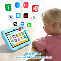 Pritom K7 Pro 1024*600 Tablette pour enfants pour jeu éducatif avec étui à l'épreuve des enfants 4gb + 32gb Android Kids Tablet Pc