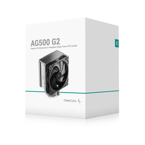 Refroidisseur d'air pour processeur DeepCool AG500, tour de performance 240W TDP avec ventilateur PWM de 120 mm pour LGA1700, 1200 et AM5, AM4. Le radiateur présente une caractéristique... - Product Image 6