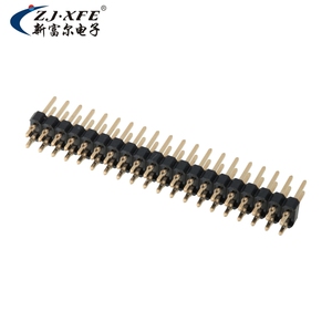 Vàng mạ pin nam tiêu đề 2.54mm Pitch đôi hàng hộp ejector tiêu đề PCB thẳng Dip pin tiêu đề - Product Image 3