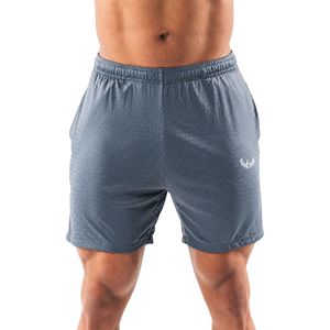 <b>Men's</b> Steel Blue Mesh Training <b>Shorts</b> Lightweight Breathable Workout <b>Running</b> <b>Shorts</b> with Elastic Waist Athletic Sportswear - Product Image 1