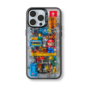 Coque de téléphone pour iPhone 17 Pro Max 16 15 14 13 12 11 XR avec impression UV de dessins animés Lego Mario, vente en gros, protection arrière - Product Image 6
