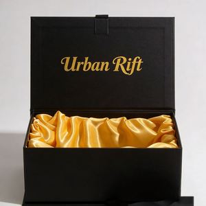 Boîte cadeau pliante en papier, boîtes d'emballage en carton personnalisées avec logo pour cosmétiques, bijoux, bougies, petites entreprises - Product Image 4
