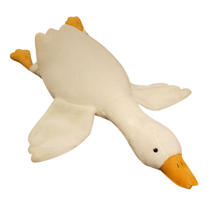 Hot Sale Giant <strong>Plush</strong> White Goose Toys <strong>Custom</strong> Stuffed <strong>Soft</strong> Big White Goose Pillow Cute Animal Sofa <strong>Cushion</strong> Goose Gift for Girl - Product Image 1