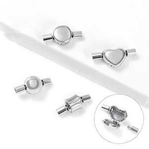 <span class=keywords><strong>Fermeture</strong></span> de bijoux magnétique en acier inoxydable de qualité supérieure de vente chaude <span class=keywords><strong>pour</strong></span> <span class=keywords><strong>Bracelet</strong></span> en cuir fabrication de bijoux à bricoler soi-même - Product Image 1