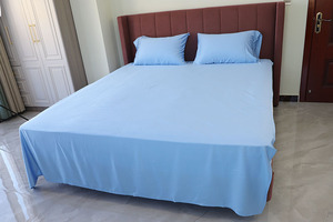 Bộ ga trải giường cao cấp mềm mại và mượt mà 100% tre hữu cơ, bộ ga trải giường bằng tre, vỏ chăn bằng tre, bộ giường ngủ bằng tre - Product Image 3