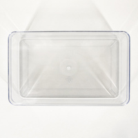 Vente chaude Petit Clair PS En Plastique Cookie Biscuit Dessert Mousse Gâteau Cadeau Boîte D'emballage Transparente Avec Couvercle