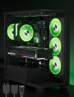 Refroidisseur CPU RGB upHere 120 mm pour jeux, avec ventilateur PWM, compatible Intel LGA1700, AMD AM5, AM4 PC