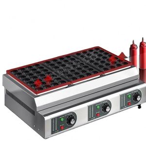 Horno electromecánico comercial de 84 orificios para bolas de pulpo y bolas de pescado con calefacción eléctrica, venta al por mayor - Product Image 1