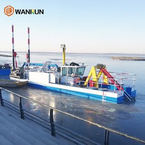 中国高効率カッター吸引浚渫船ギアボックスモーターポンプエンジン付き-ポートシーリバー浚渫用 - Product Image 3