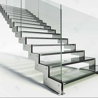 Prima – escalier en fonte à faisceau moyen, escalier en acier avec un excellent prix, escalier droit