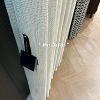 Rideaux Translucides en Polyester Jacquard pour Salon - Design Moderne Personnalisable avec Fonction Translucide