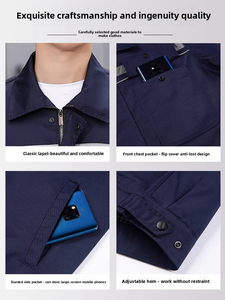 Goed Zichtbare Reflecterende Gestreepte Antistatische Werkkleding Voor Heren Voor Dames, Ademende Veiligheidskleding Voor De Lente Herfst - Product Image 4