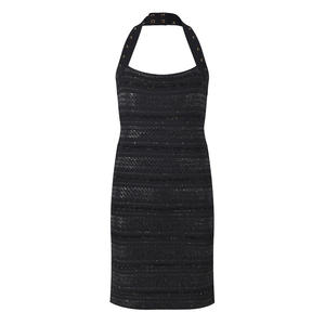 Y2K otoño nueva llegada mujeres Halter sin mangas Mini tejido Slim-Fit Casual y Formal vestidos de fiesta de graduación - Product Image 1