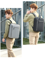 Sac à dos pour ordinateur portable imperméable en polyester Oxford, doublure écologique, pour les trajets domicile-travail, robuste, pour la randonnée, le camping