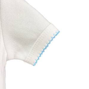 Custom Baby 100% Combed Cotton Short-sleeved Triangle Side-opening Onesie for Boys and <strong>Girls</strong> Baby <strong>Onsies</strong> - Product Image 5