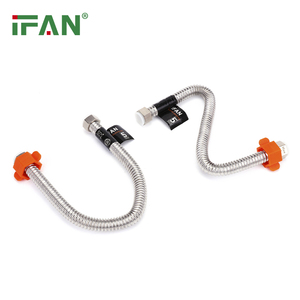 Tubo flessibile in metallo flessibile 30 40 50 60cm SUS304 tubo ondulato in acciaio inossidabile IFAN OEM ODM - Product Image 5