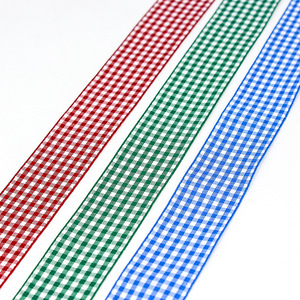 Beihai Checkered Ribbon 2.5Cm Polyester Reusable Cake Decorating Supplies Birthday Party DIY Hair Accessory - Product Image 4