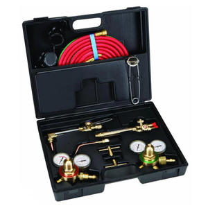ชุดอุปกรณ์ตัดเชื่อมแก๊สครบชุด พร้อมออกซิเจนและอะเซทิลีน ผลิตจากทองเหลืองแท้ - Product Image 1