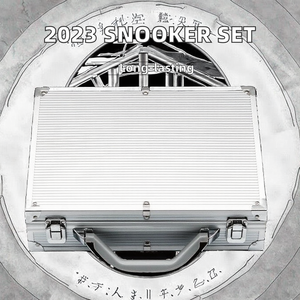 Boîte à billes en aluminium portable et durable de qualité supérieure, ensemble de 16 billes de billard pour le Nouvel An avec étui de rangement pour 1/2 queue de billard - Product Image 2