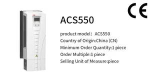 محول تردد ABB ACS550 عالي الأداء ثلاثي الطور بقدرة 380 فولت محرك متغير السرعة 1.1 كيلووات إلى 160 كيلووات محركات تردد متغير