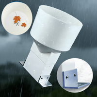 CDY-10A CODA Sensor Pengukur Hujan Otomatis Tipe Tipping Bucket Bahan ABS Akurasi 2% Resolusi 0.2mm 5-Pulse 12VDC