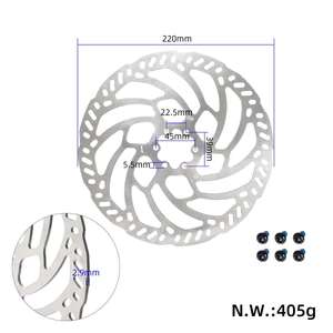 Disco de Freno de Alta Calidad Directo de Fábrica de 220 mm y 6 Orificios, 2,3 mm de Grosor para Motocicleta TALARIA X3/MX3 - Product Image 3