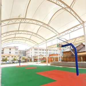 Estructuras tensadas personalizadas para techos deportivos de estadios, estructuras de membrana para techos deportivos, fabricante de pistas de pádel. - Product Image 3