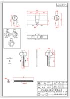 Serrure de porte double cylindre standard australien personnalisée, cylindre de serrure à mortaise à double entrée de clé, vente directe d'usine, serrure de sécurité OEM