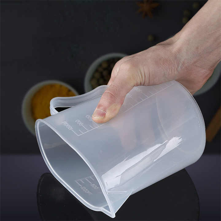 Set Di Bicchieri Graduati In Vetro Borosilicato 1000-5000 Ml Con Beccuccio, Resistenti Al Calore Per Laboratorio E Cucina