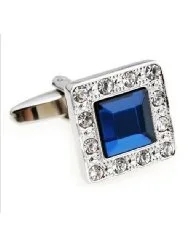 High Quality Custom Sublimation Button Cover Suit Shirt Metal Cufflinks For Men