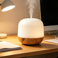 Diffuseur d'arômes de haute qualité 250 ml avec minuterie, humidificateur ultrasonique avec arrêt automatique, lumière LED 3 couleurs pour la vente en gros