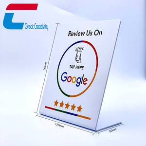 Impression personnalisée Affichage Rfid en PVC <span class=keywords><strong>Code</strong></span> QR Support en plastique pour médias sociaux Nfc <span class=keywords><strong>Google</strong></span> Review <span class=keywords><strong>Play</strong></span> Carte-<span class=keywords><strong>cadeau</strong></span> - Product Image 4