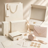 Emballage de coffret cadeau, emballage en vrac, emballage durable et recyclable, emballage de luxe pour les magasins de détail, les événements et les cadeaux de fêtes