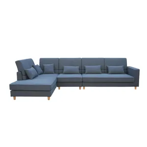 L shape sofa set furniture living room blue velvet sofa new product golden supplier 12 seater sofa set