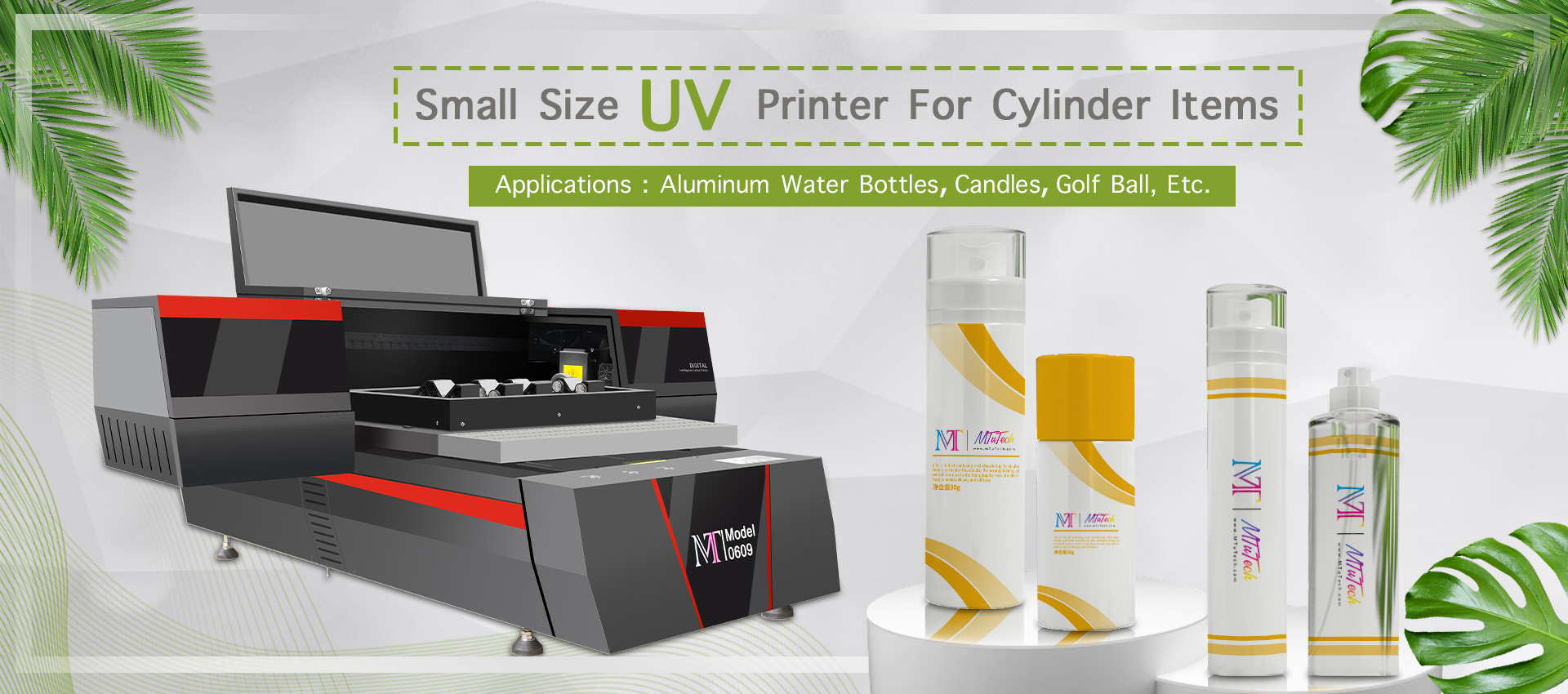 Small Size Multifunction UV Printer 6090 for Bottle Printing