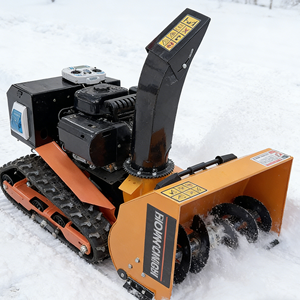 Soplador de Nieve a Gasolina Silencioso y Eficiente con Control Remoto, Imprescindible para las Industrias de la Construcción y el Hogar, con Cuchilla Plana Simple - Product Image 2