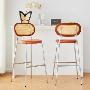 Taburetes de Barra de Metal Estilo Industrial Vintage <span class=keywords><strong>para</strong></span> Cocina, <span class=keywords><strong>Desayunador</strong></span>, Cafetería, Muebles de Interior, Silla Alta de Barra - Product Image 5