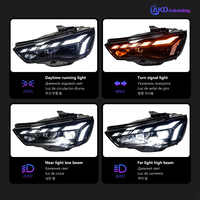 Feux avant AKD Car Styling pour Audi A3 2013-2016, projecteurs LED A3, lentilles de projecteur, feux de jour DRL, accessoires auto
