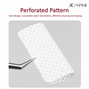 Tampons de <span class=keywords><strong>coton</strong></span> démaquillants pour vernis à ongles OEM avec étui de rangement, carrés roses, sans peluches - Fournitures <span class=keywords><strong>DIY</strong></span> pour nail art - Product Image 4