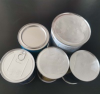 Boîte de conserve vide ronde en fer blanc pour la mise en conserve